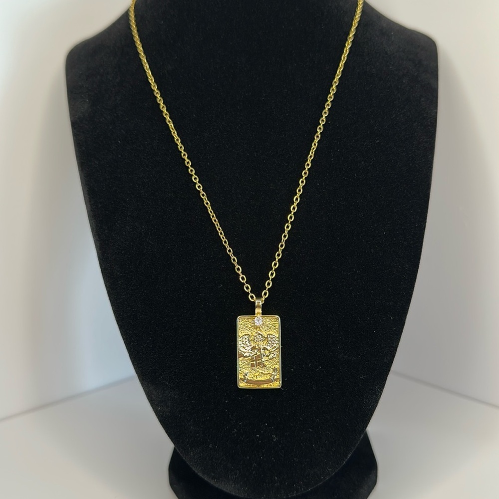 Gold plated Tarot Necklace